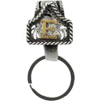 Handmade Cow Tag Belt Key Holder