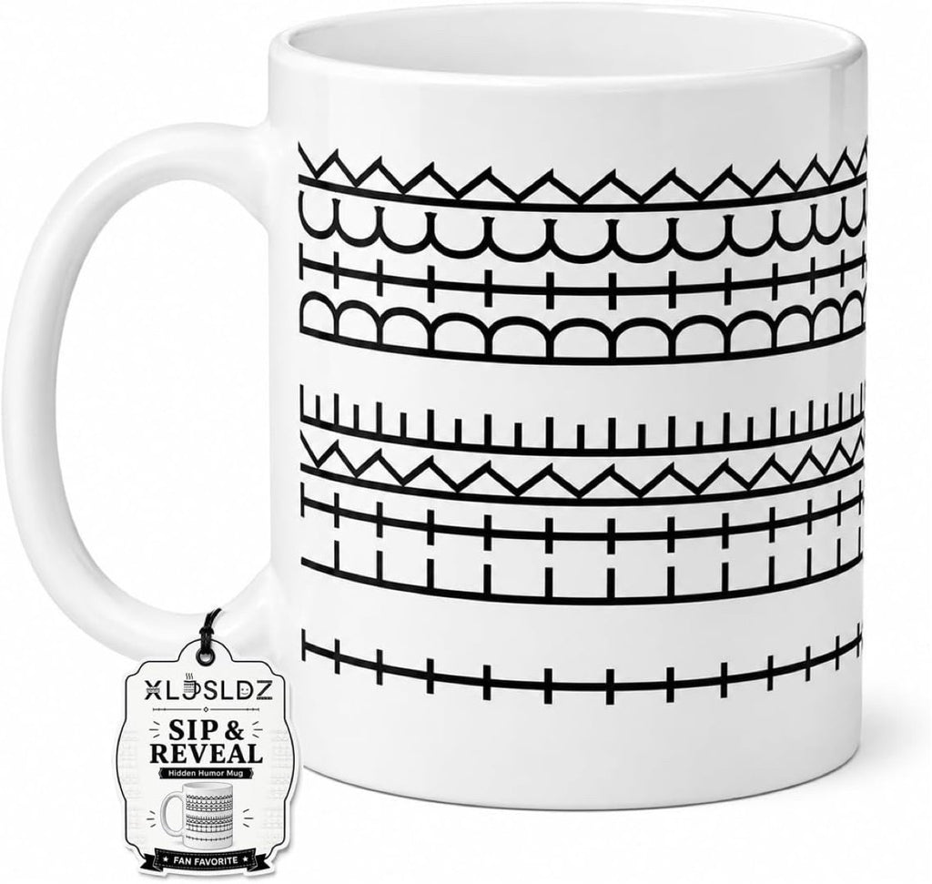 Hidden Message Mug - Funny Swear Word Coffee Mugs For Coworkers, Friends, Family