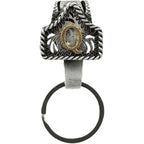 Handmade Cow Tag Belt Key Holder