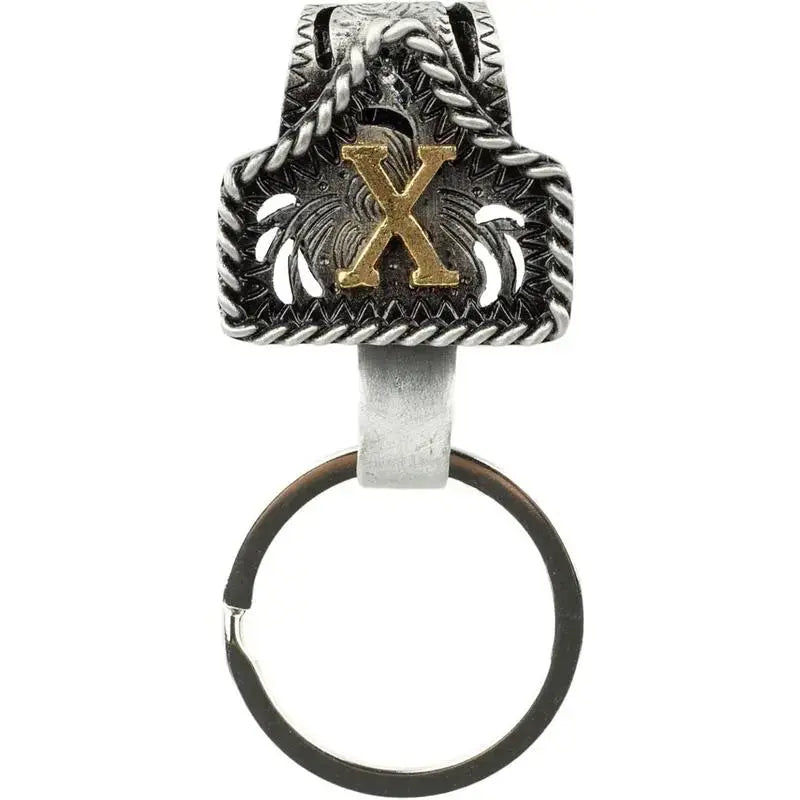 Handmade Cow Tag Belt Key Holder