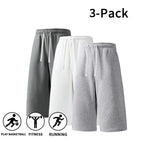 3-Pack Men’s Athletic Sweat Shorts
