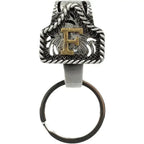 Handmade Cow Tag Belt Key Holder