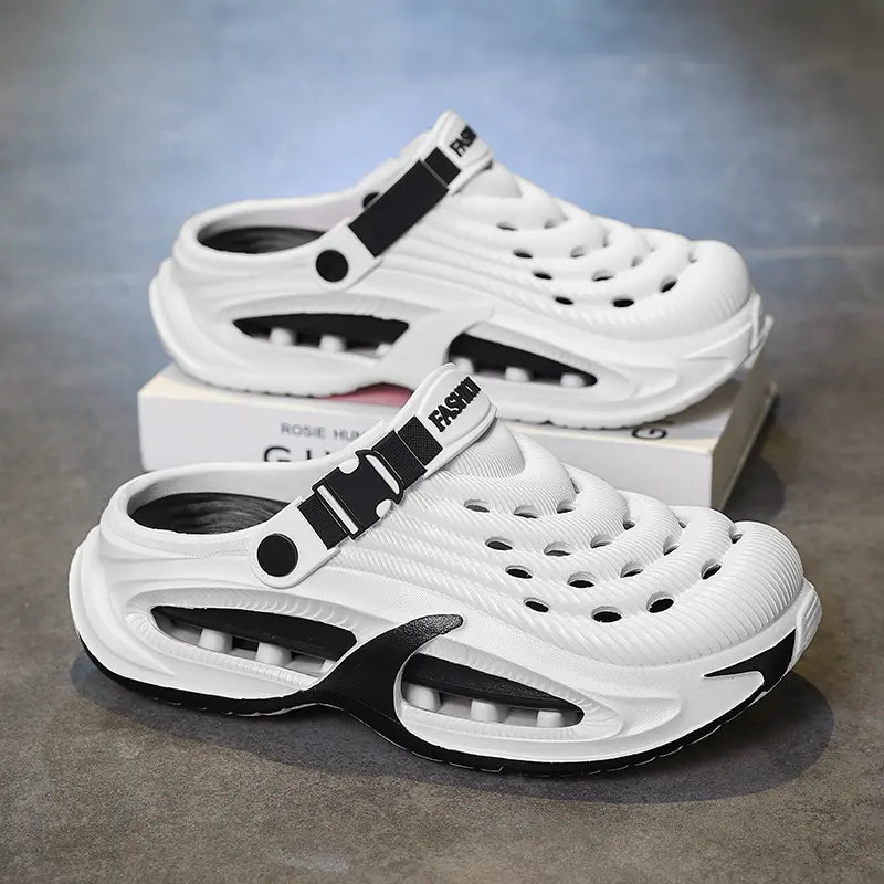 Men's Summer Thick-Sole Non-Slip Quick-Drying Clogs