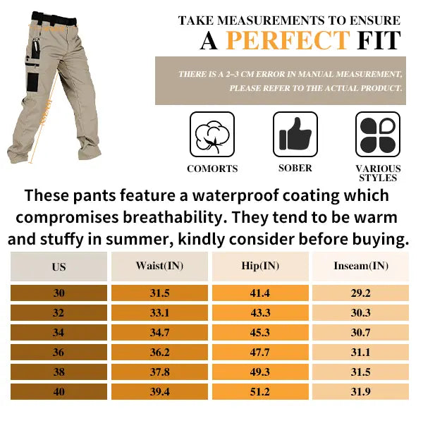 HOMUG Men's Solid Color Tactical Work Pants