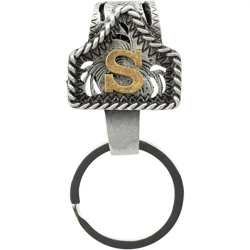 Handmade Cow Tag Belt Key Holder