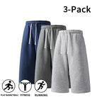 3-Pack Men’s Athletic Sweat Shorts
