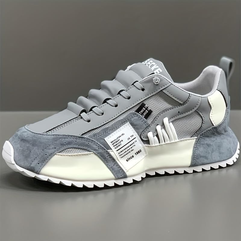 Men's Lace-Up Sneakers for Outdoor Sports Walking