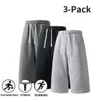 3-Pack Men’s Athletic Sweat Shorts