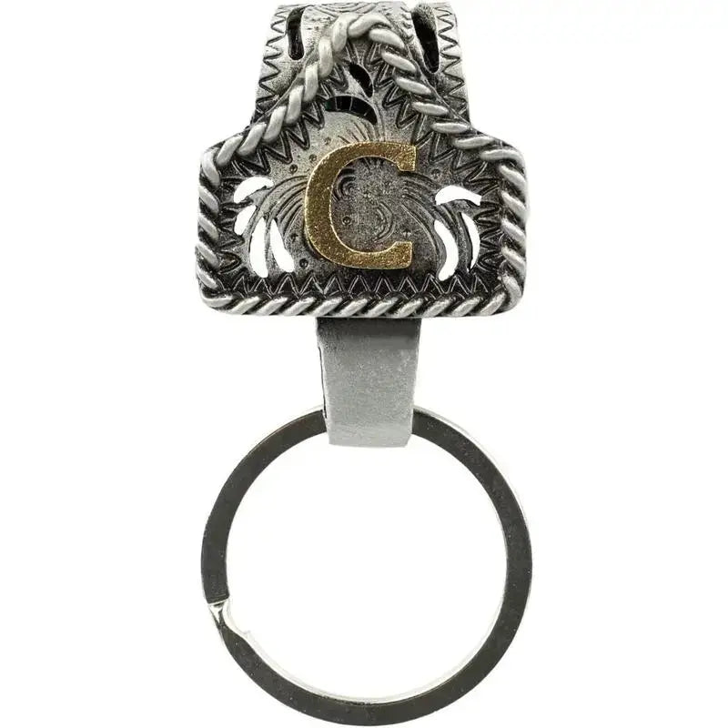 Handmade Cow Tag Belt Key Holder