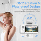 Shower Phone Holder with Speaker