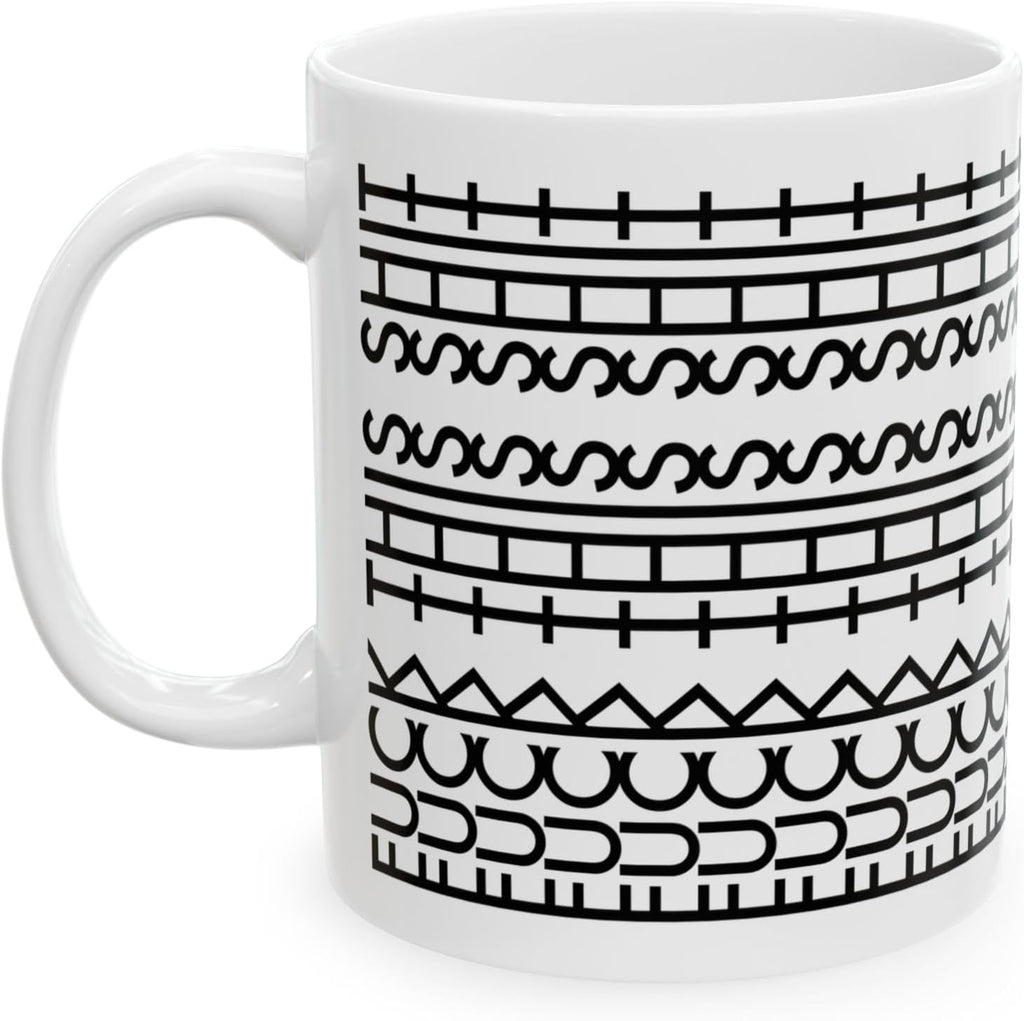 Hidden Message Mug - Funny Swear Word Coffee Mugs For Coworkers, Friends, Family
