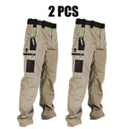 HOMUG Men's Solid Color Tactical Work Pants