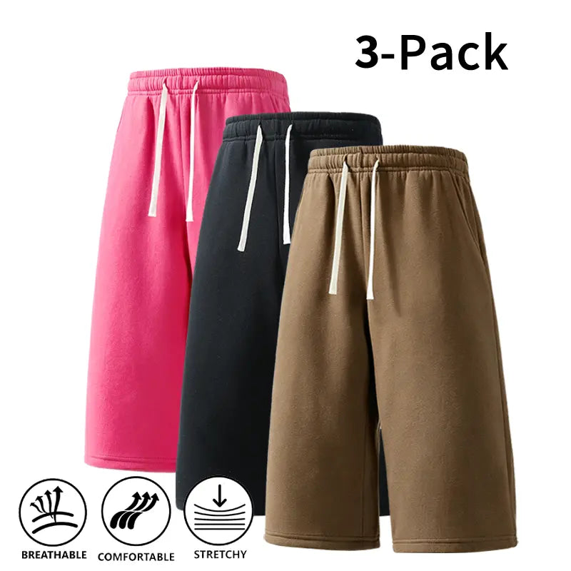 3-Pack Men’s Athletic Sweat Shorts