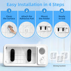 Shower Phone Holder with Speaker