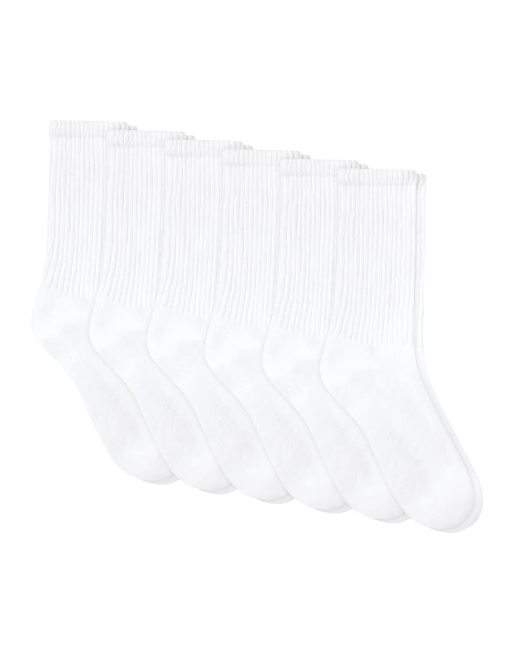 Hanes Unisex Crew Socks 6 Pack