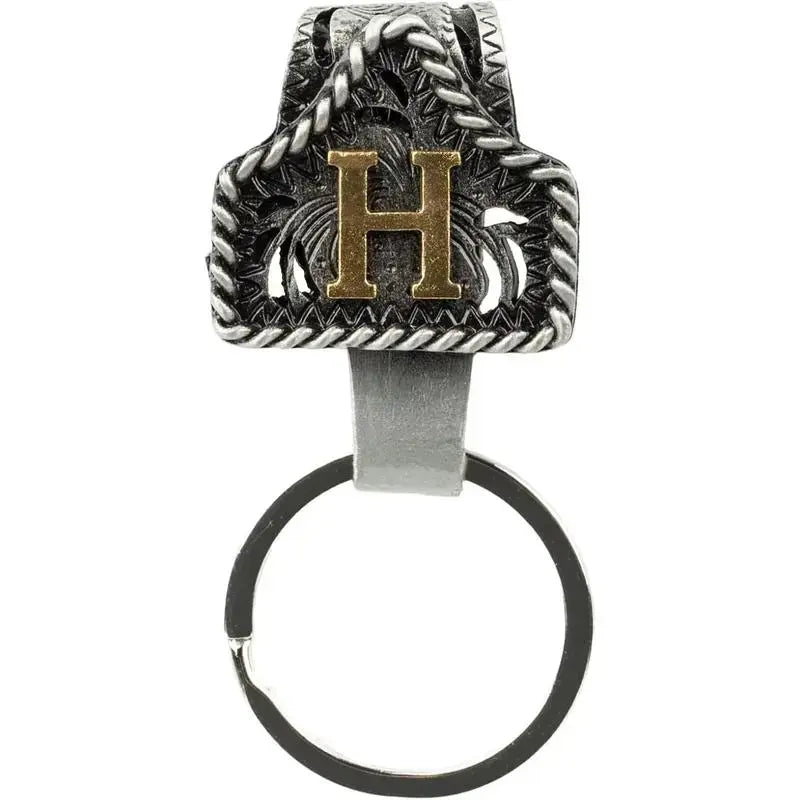Handmade Cow Tag Belt Key Holder