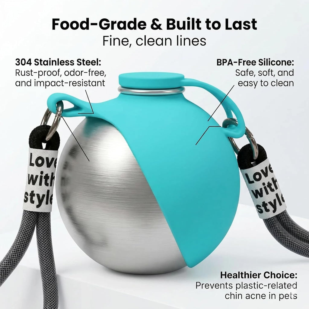 285ml Stainless Steel Pet Water Bottle