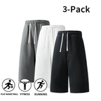 3-Pack Men’s Athletic Sweat Shorts