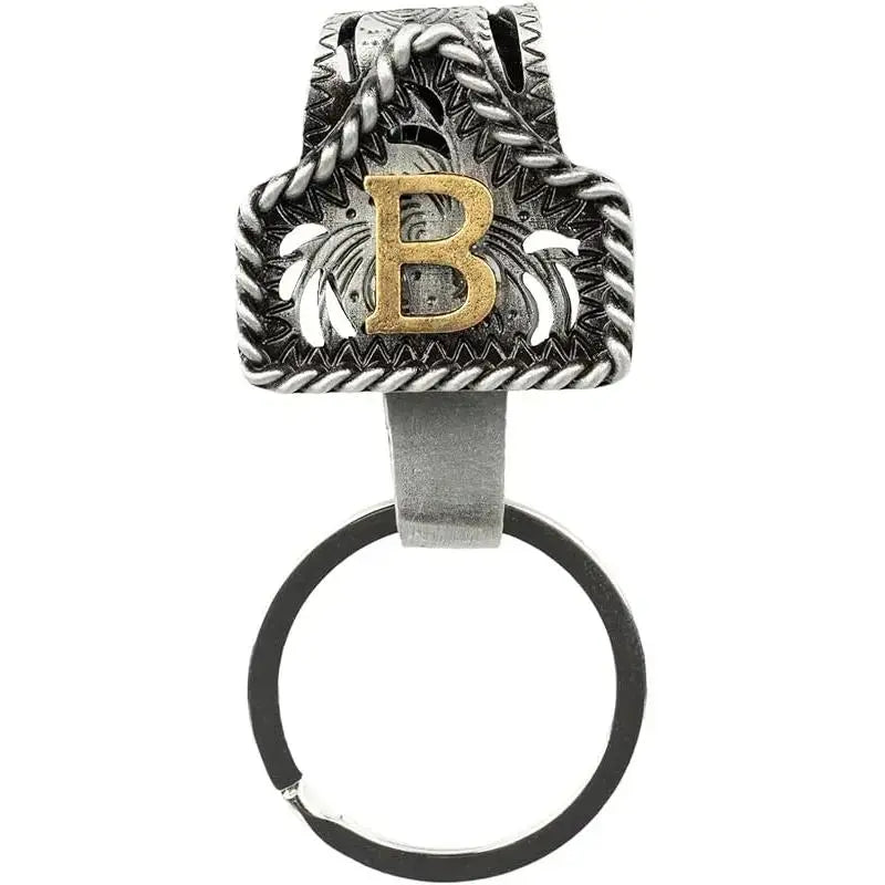 Handmade Cow Tag Belt Key Holder