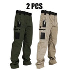 HOMUG Men's Solid Color Tactical Work Pants