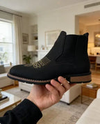 Men's Chelsea square-toe British style short boots