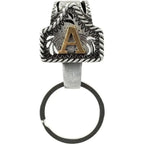 Handmade Cow Tag Belt Key Holder