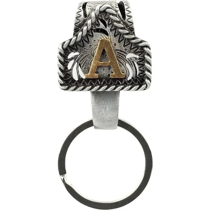 Handmade Cow Tag Belt Key Holder