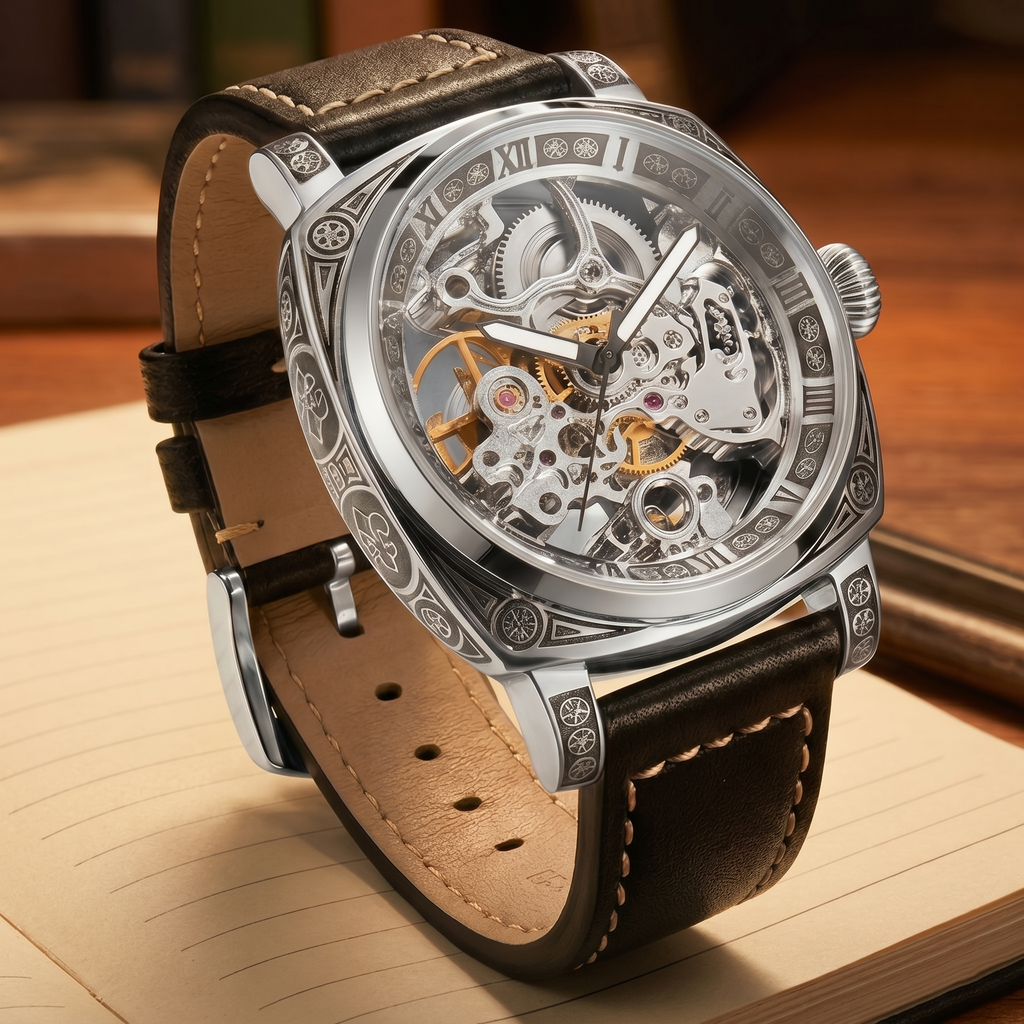 Business Fashion Leather Strap Watch