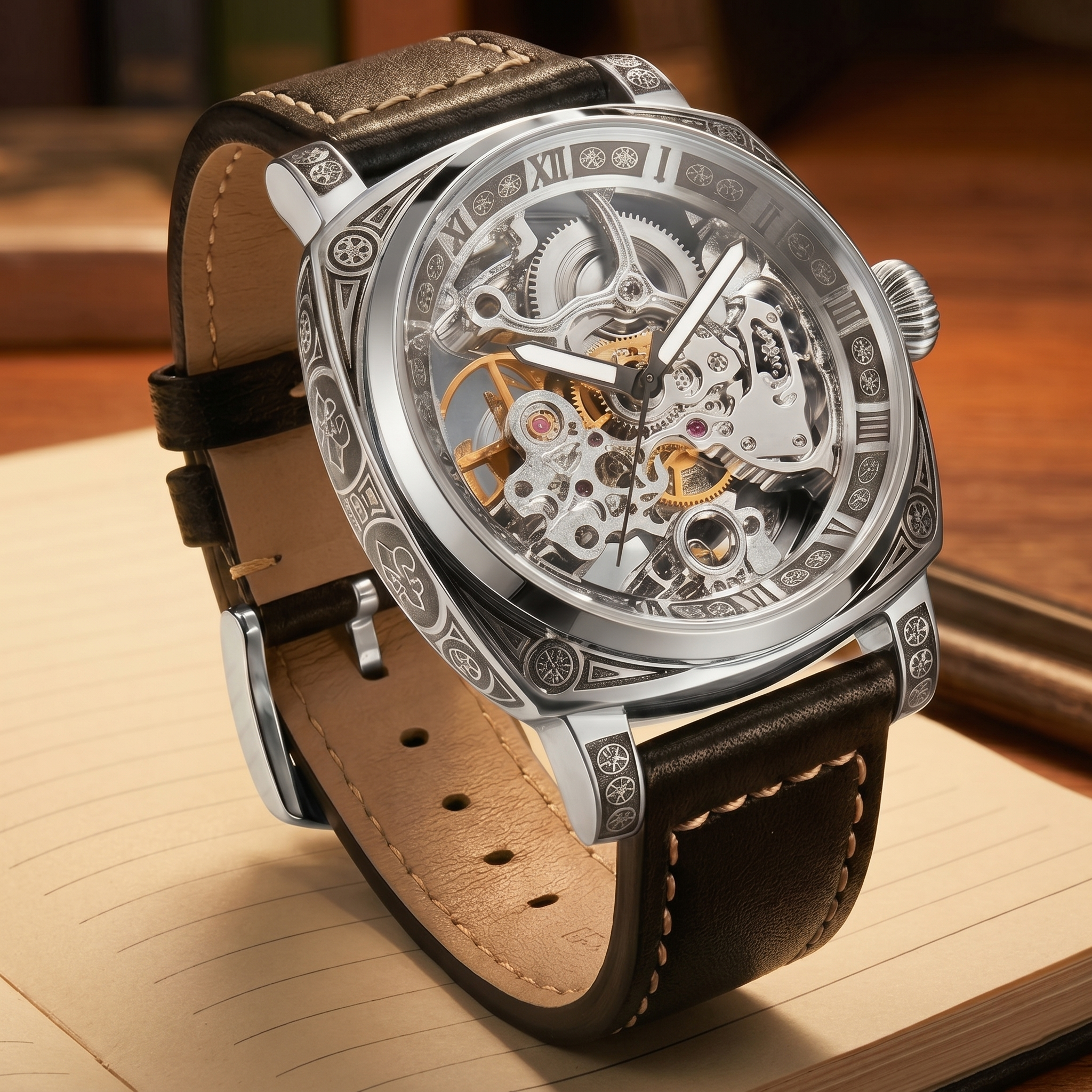 Business Fashion Leather Strap Watch