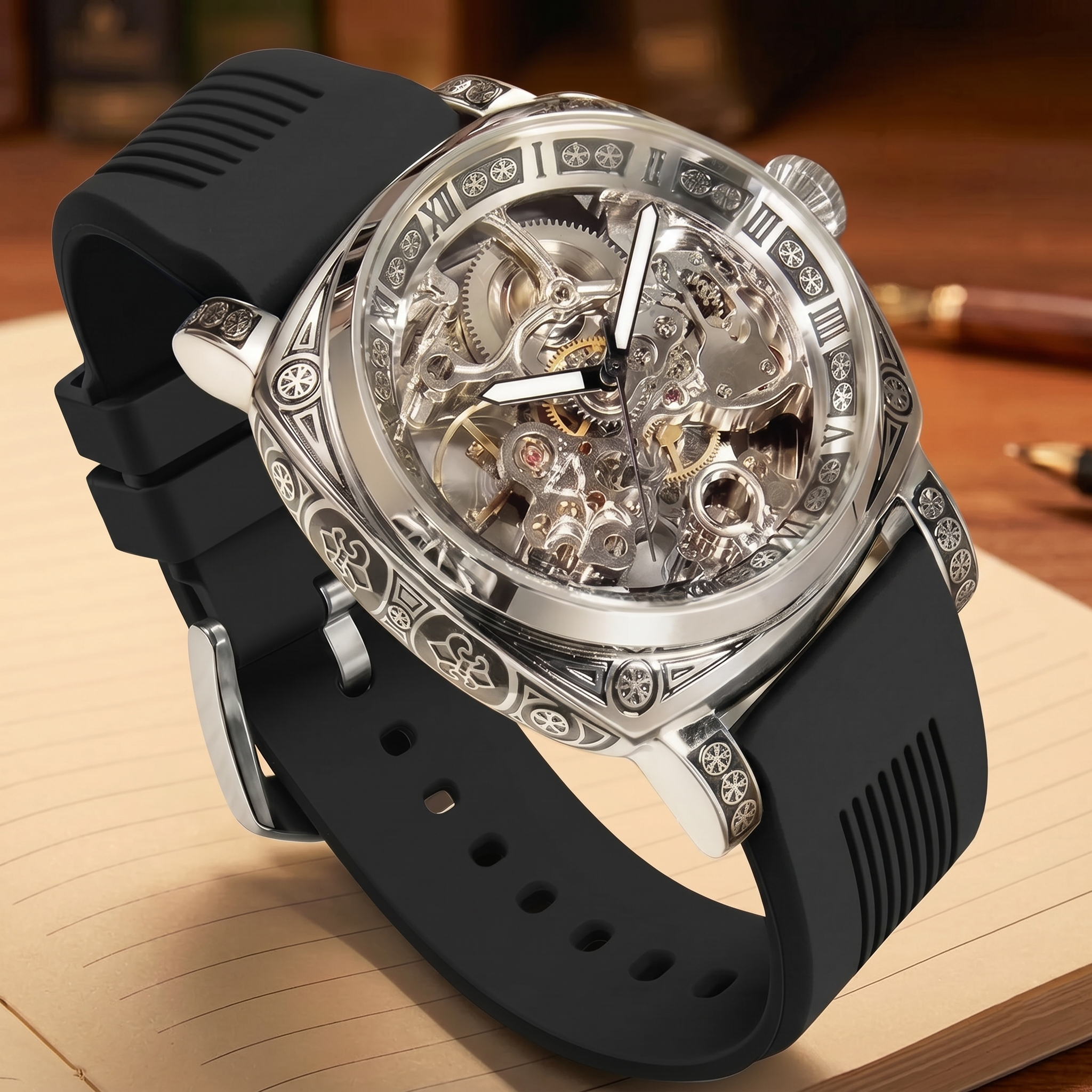 Business Fashion Leather Strap Watch