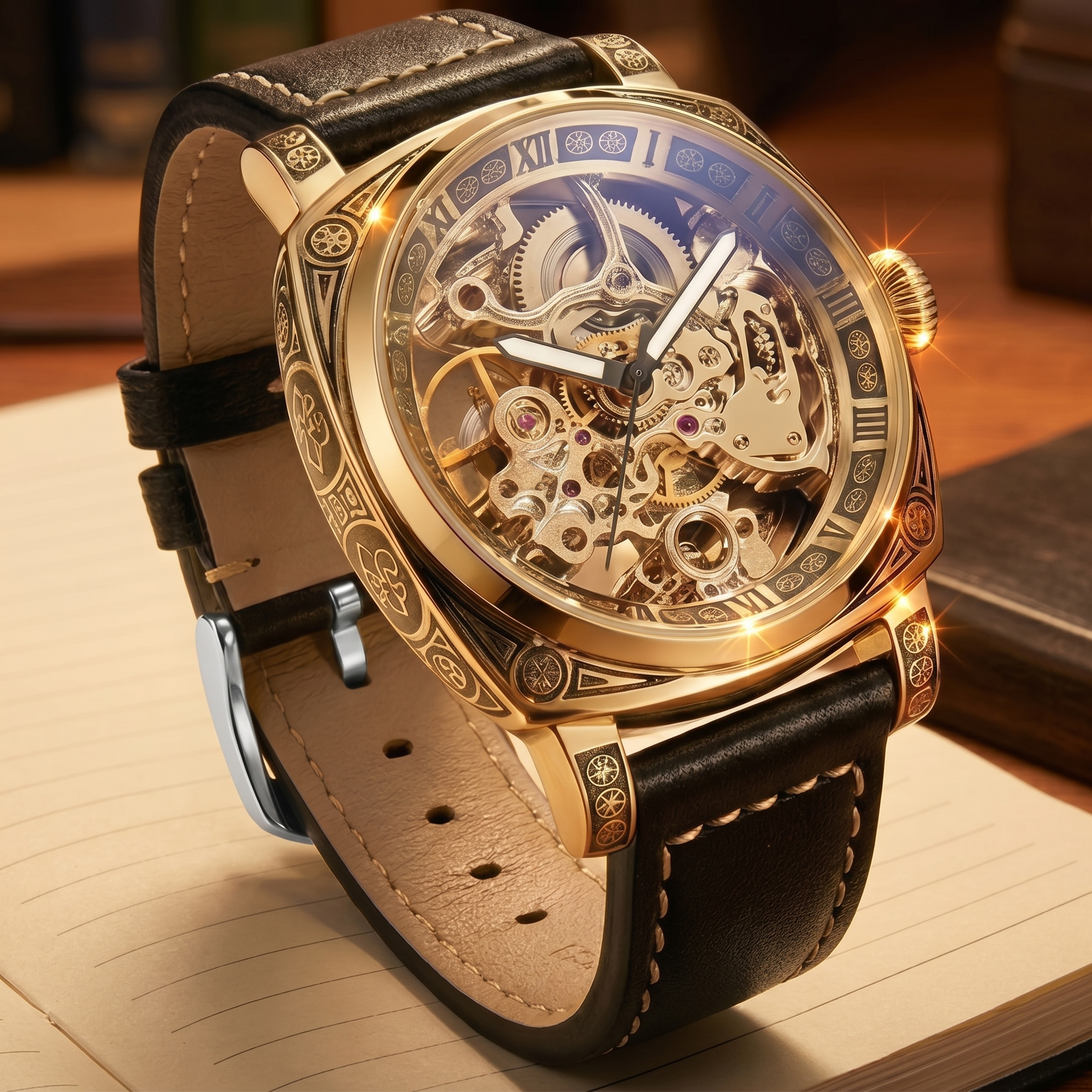 Business Fashion Leather Strap Watch