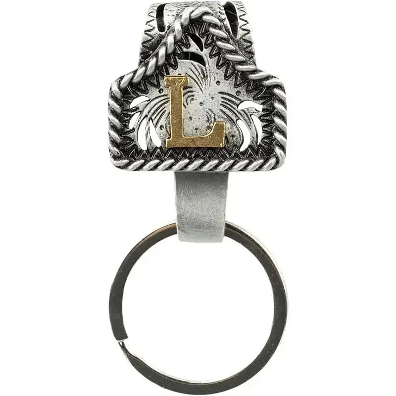 Handmade Cow Tag Belt Key Holder