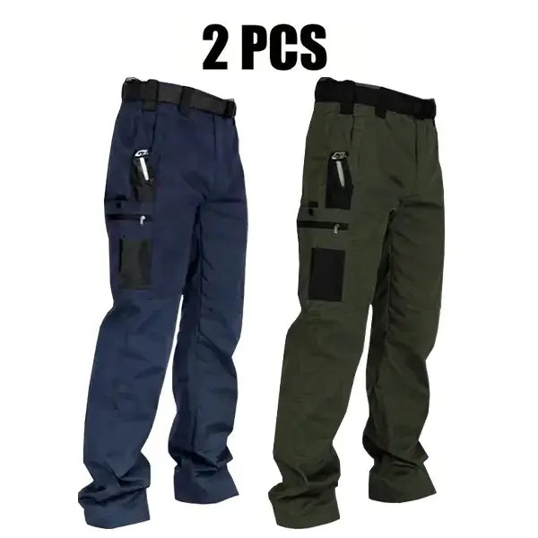 HOMUG Men's Solid Color Tactical Work Pants