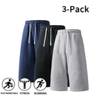 3-Pack Men’s Athletic Sweat Shorts