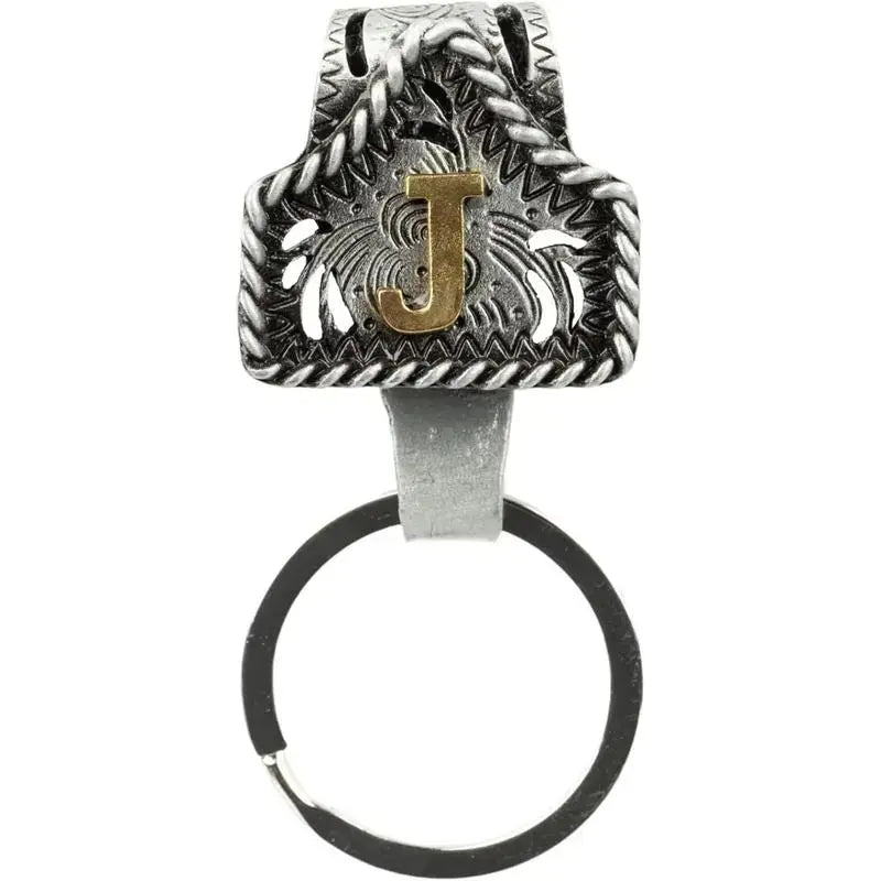 Handmade Cow Tag Belt Key Holder
