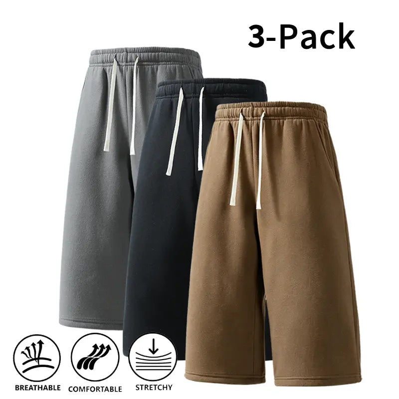 3-Pack Men’s Athletic Sweat Shorts