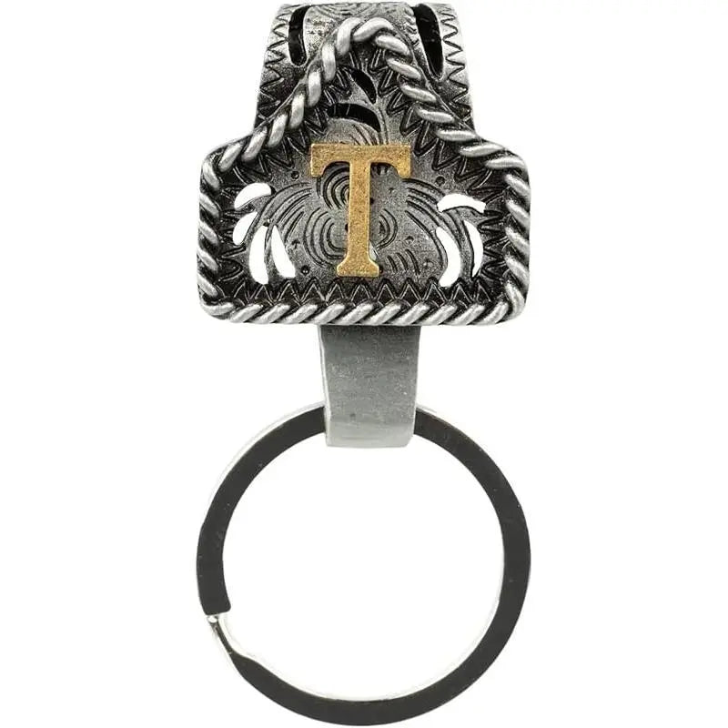 Handmade Cow Tag Belt Key Holder