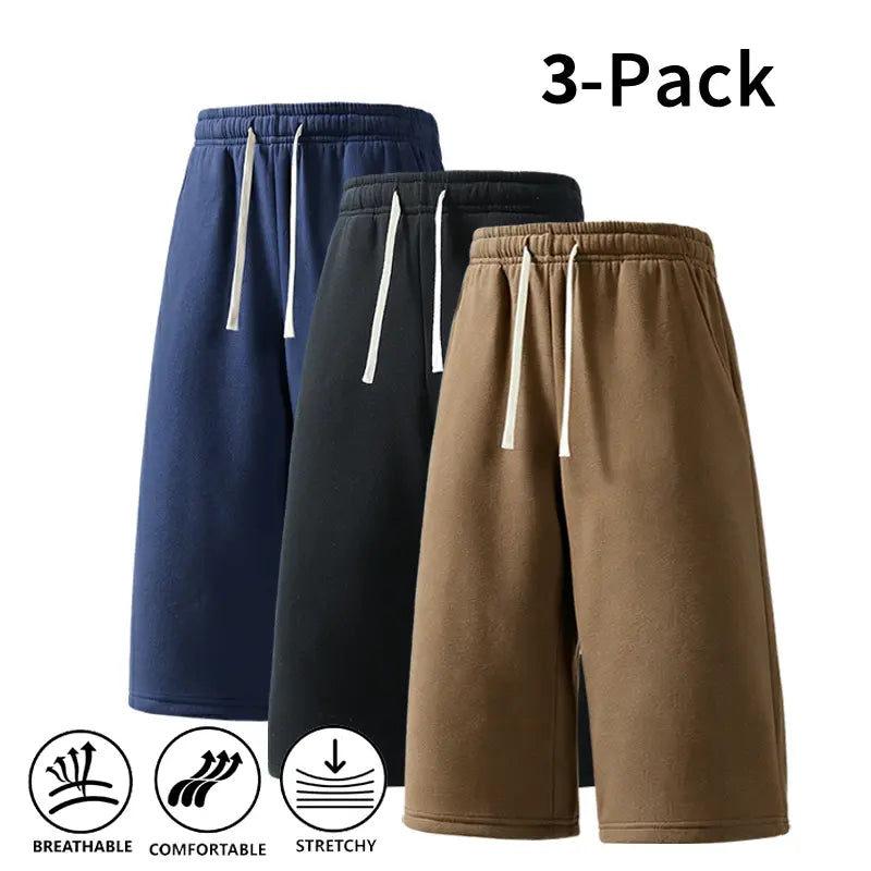3-Pack Men’s Athletic Sweat Shorts
