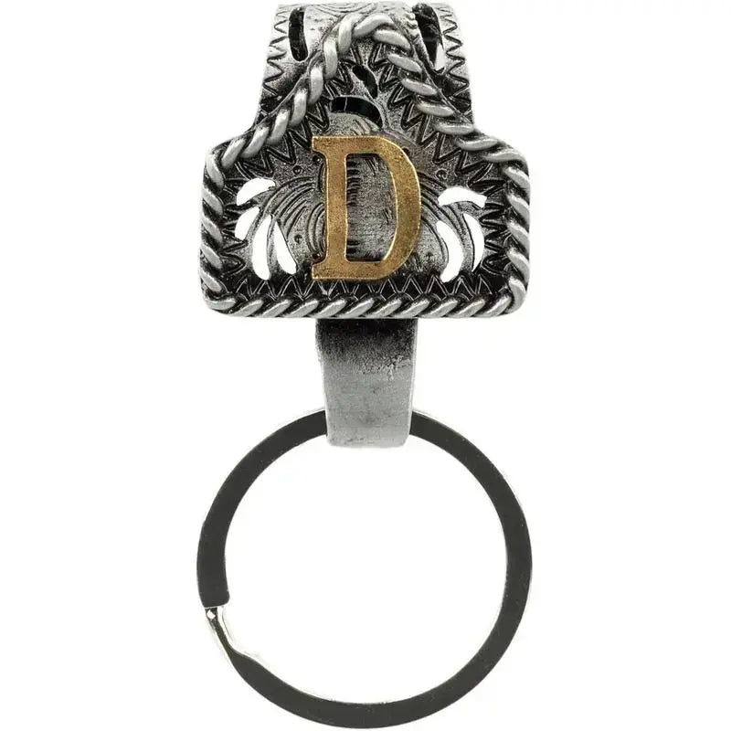 Handmade Cow Tag Belt Key Holder