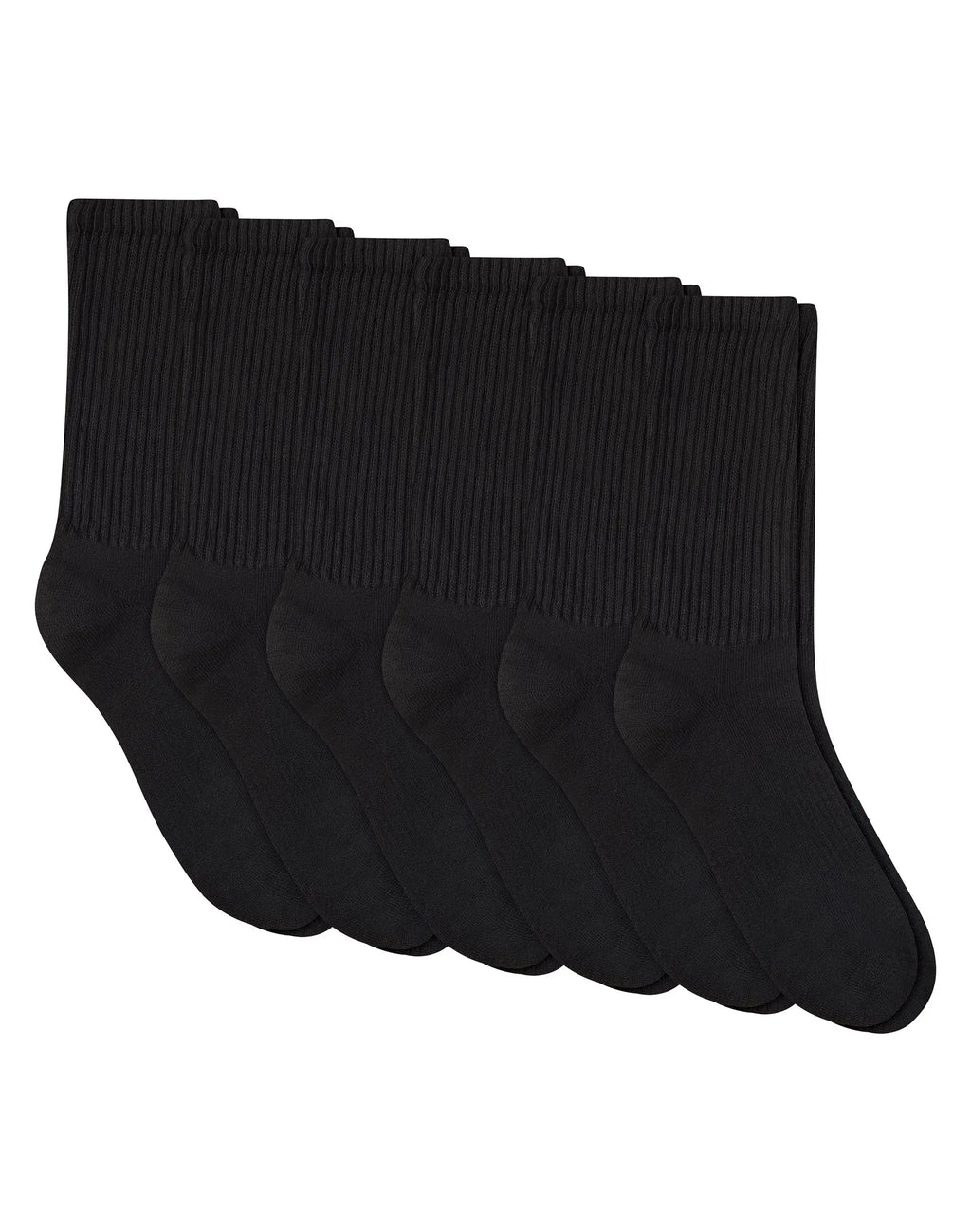 Hanes Unisex Crew Socks 6 Pack