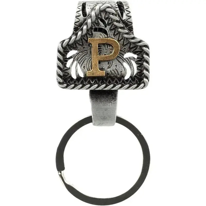 Handmade Cow Tag Belt Key Holder