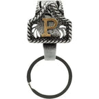 Handmade Cow Tag Belt Key Holder