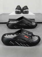 Men's Casual Letter Print Slides