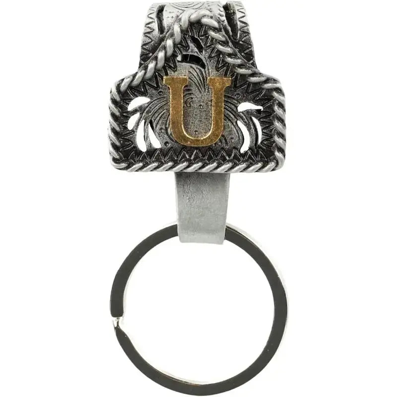 Handmade Cow Tag Belt Key Holder